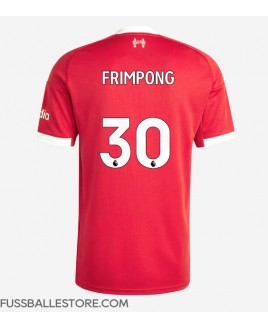 Günstige Liverpool Jeremie Frimpong #30 Heimtrikot 2025-26 Kurzarm